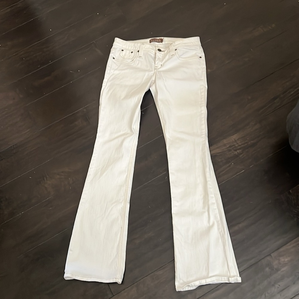 Boot cut jeans (white)